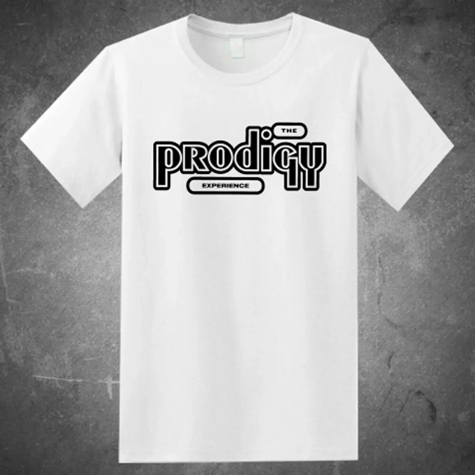 THE PRODIGY EXPERIENCE Symbol Men's White T-Shirt Size S to 3XL UNISEX