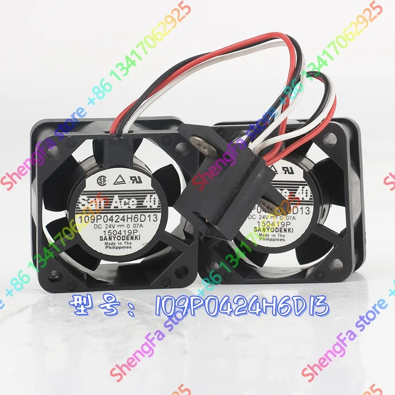 cooling fan Original Sanyo AC EC 4020 40X40X20MM 4CM FANUC CNC system FanUC machine tool 109P0424H6D13 DC 24V 0.07A