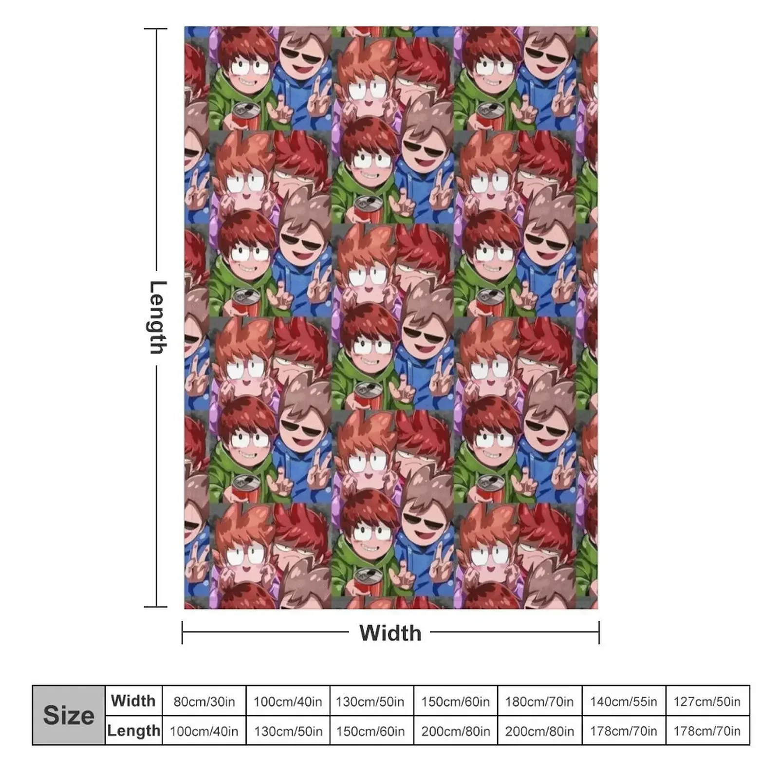 Eddsworld Throw Blanket Custom Flannels Blankets