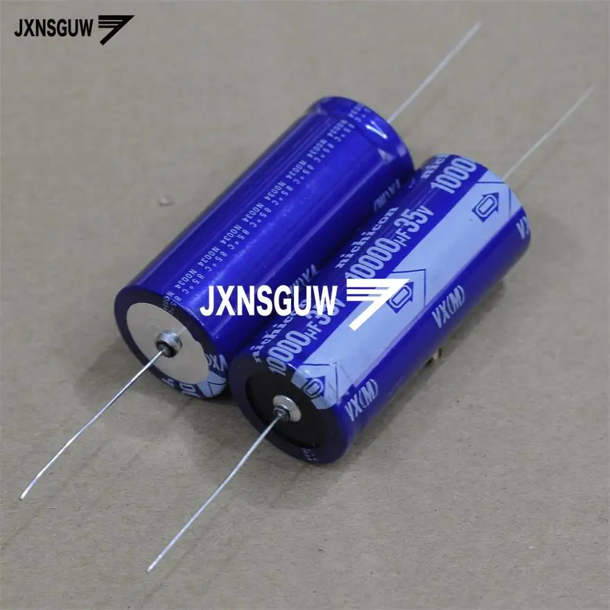 2PCS NEW Nichicon VX 35V10000UF 26X60MM Axial electrolytic capacitor 10000uF/35v Aluminum electrolytic 85degrees 10000UF 35V