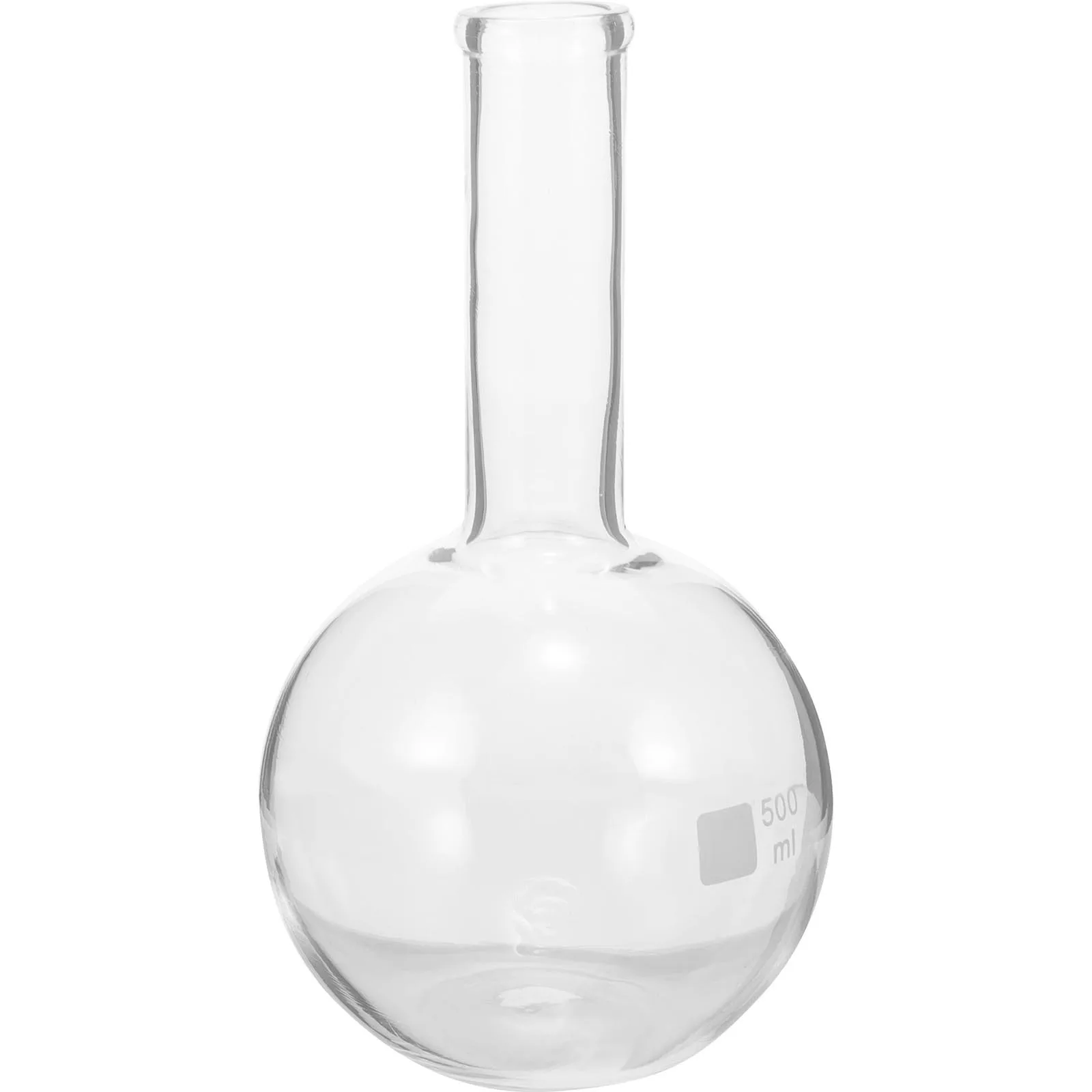 

Chemistry Flask 500ml Clear Glass Flask for Laboratory Heat Resistant Safe Neck Design Strong Stability Experiments