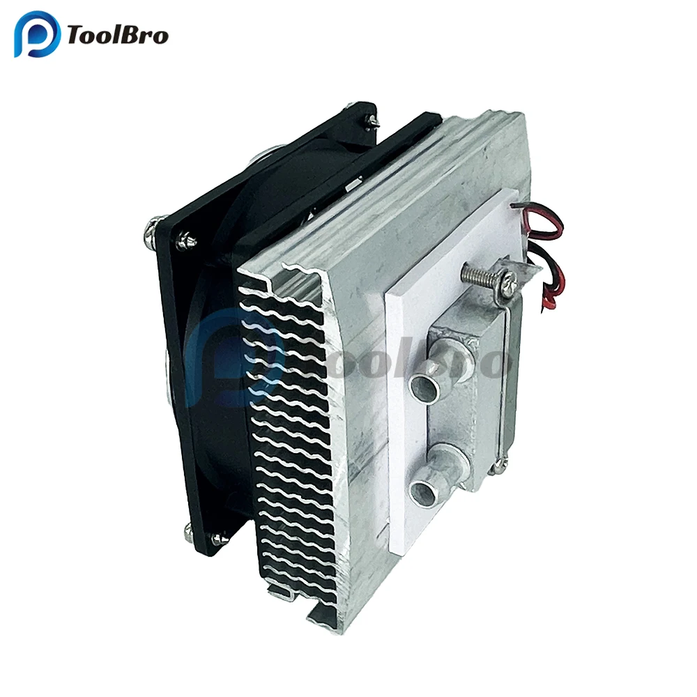 216W/18A 144W/12A 72W/6A DC 12V TEC12706 Electronic Semiconductor Refrigeration Cooler Peltier Radiator Water Cooling Sytem DIY