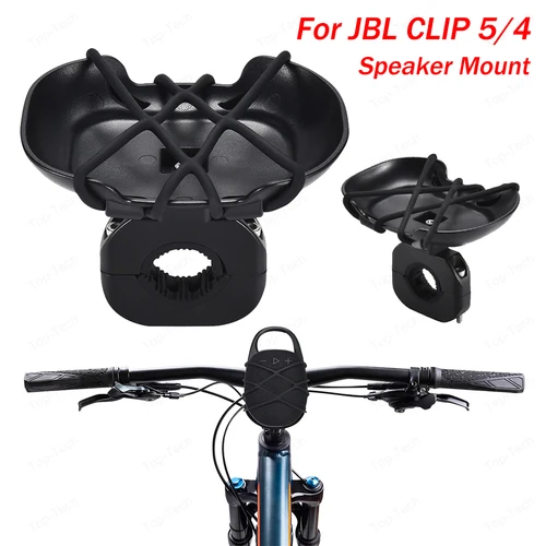 Imagen 1 del producto Soporte de montaje para manillar de bicicleta JBL CLIP 5 4, soporte Universal para altavoz de bicicleta, correa ajustable, accesorios de soporte para altavoz