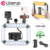 Ulanzi U200 U-200 Smartphone Video Rig  LED Video Light 2 in 1 Ring Light Cold Shoe for Microphone Tiktok Youtube Live Rig Light