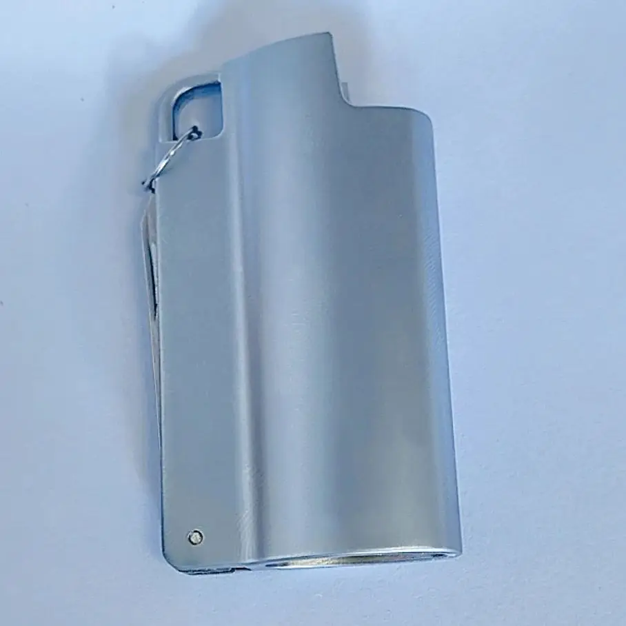 Multifunctional  BIC Mini Size Lighter J5 Case Cover Holder Sleeve Pouches Metal with Beer Bottle Opener  And folding knife view 4