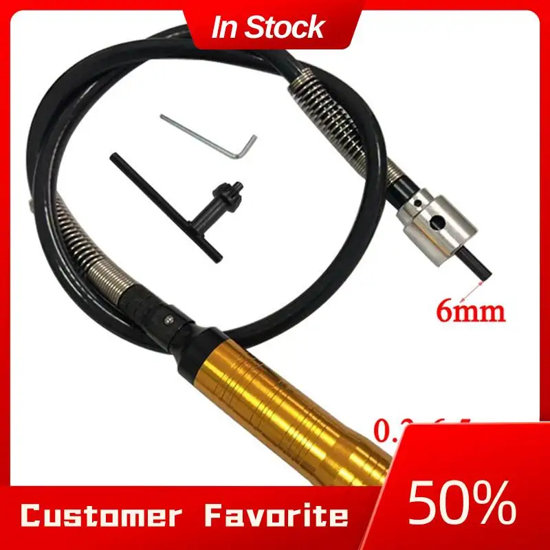 AT03 Top Flexible Shaft Tube Extension With 0.3-6.5Mm Drill Chuck For Crane Grinding Machine Hand Drill Electric Rotary Tools