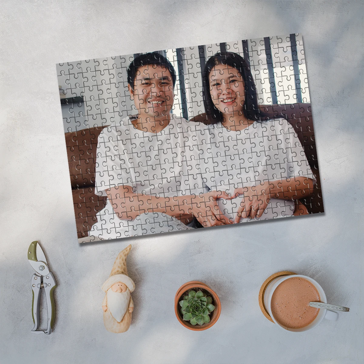 35/300/500/1000pcs Personalized Custom Photo Puzzle couple photos Diy Educational Toys for Adults Decoration Collectiable Gift