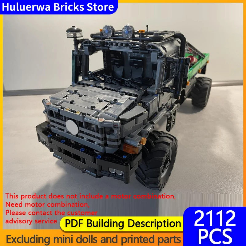 

Speed Racing Car Model MOC Building Bricks Heavy-Duty Off-Road Cargo Truck Modular Technology Gifts Holiday Assemble Toys Suit