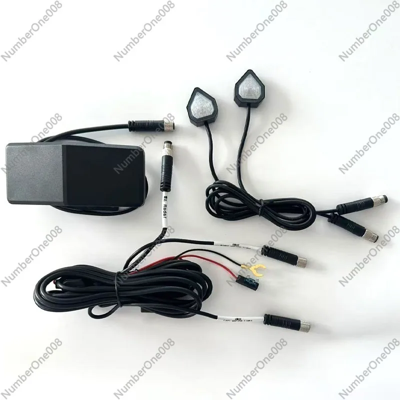 Motorcycle 24GHz Blind Spot Detection System 15m Range BSD Lane Change Assist Radar for Scooter E-Bike Universal Fit
