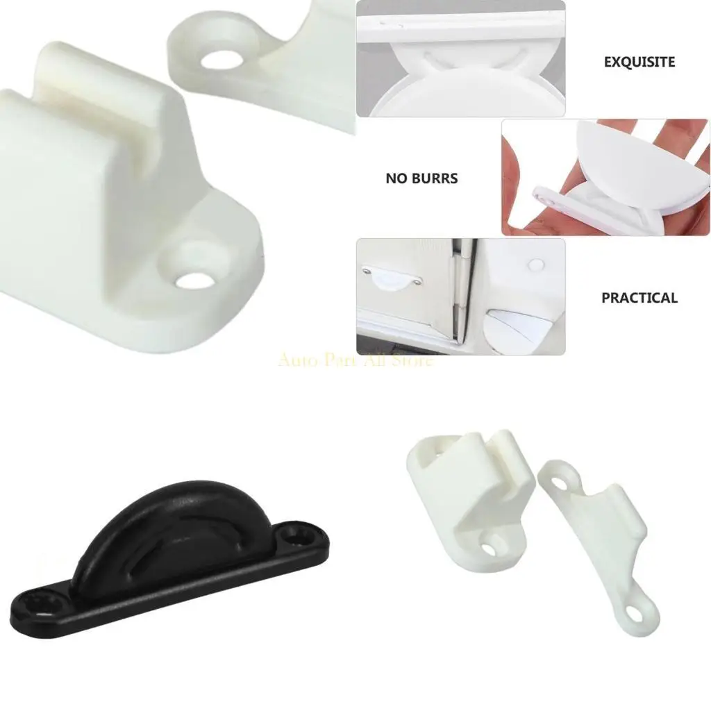 

J0MA Nylon Door Catches Limiter Suitable For Caravans Motorhomes Cabinet Boat Use And Drawer Stability Installation Pack Of 2