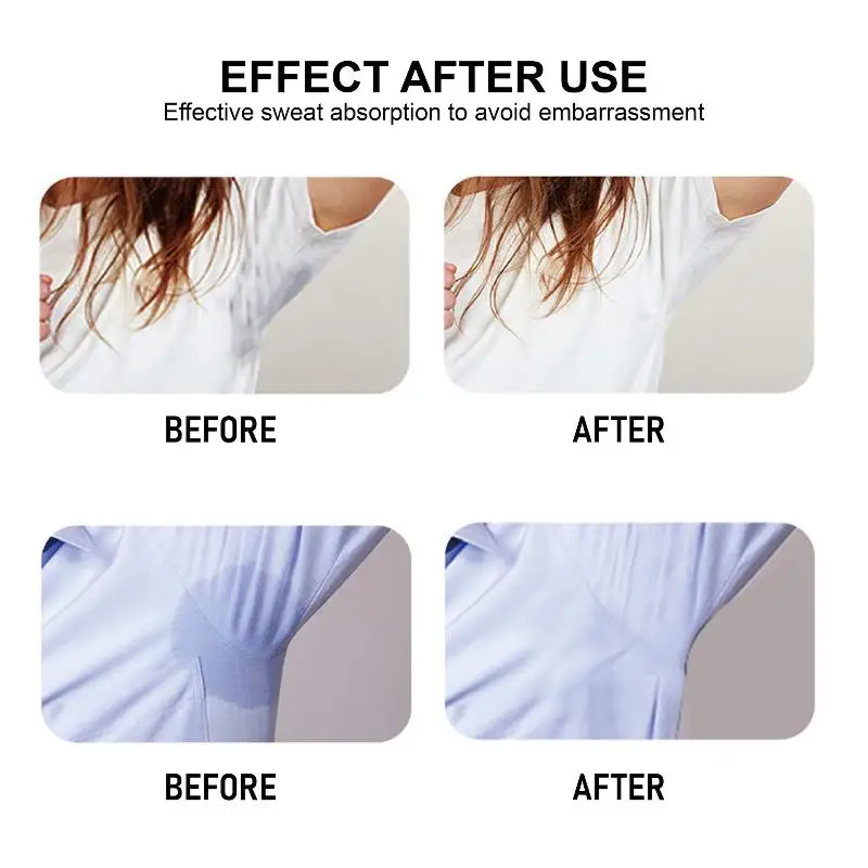 

Underarm Sweat Patch 10/30PCS Soft Breathable Hypoallergenic Armpit Deodorant Sweat Stickers