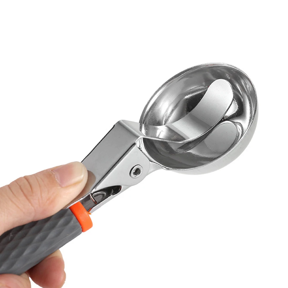

2Pcs Melon Baller Ice Cream Scoop Stainless Steel Silicone PP Kitchen Tool Dessert Ball Maker Fruit Scoop