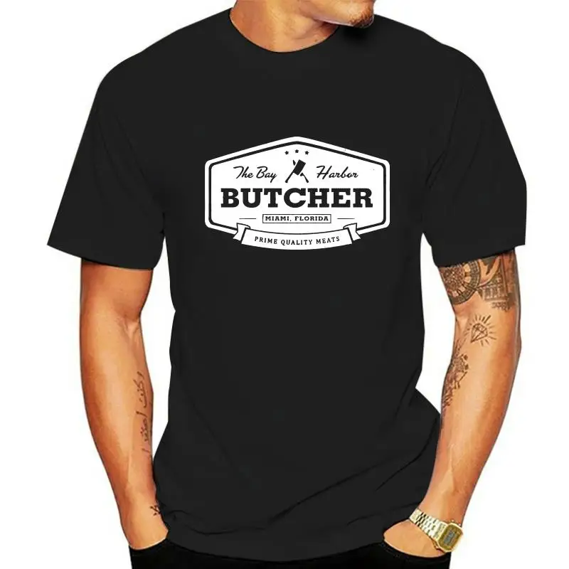 The Bay haror Butcher เสื้อยืดผ้าฝ้าย100%, เสื้อยืด S-3Xl สีดำผ้าฝ้ายเด็กซ์เตอร์แรงบันดาลใจ