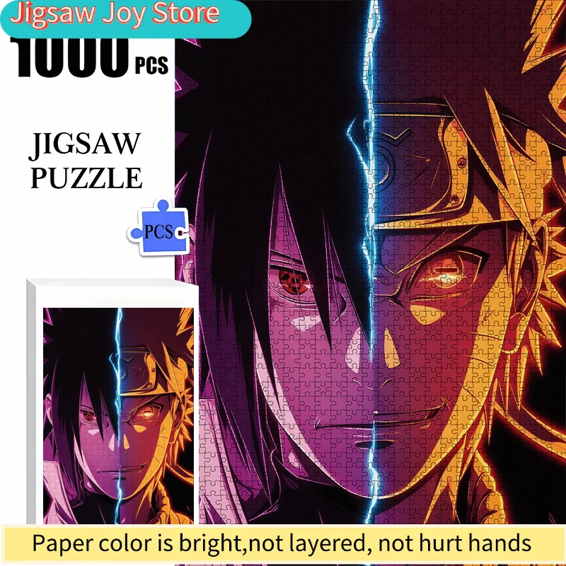 

Boxed Paper Jigsaw Puzzle - "Handsome Anime Character" Art Theme - Size: - A Colorful Feast for Family Leisure and Entertainm