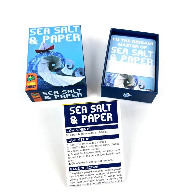 English games Sea Salt and Paper EXTRA SAL Family and Party, Funny Table Game, Friends Entertainment, Strategy Game