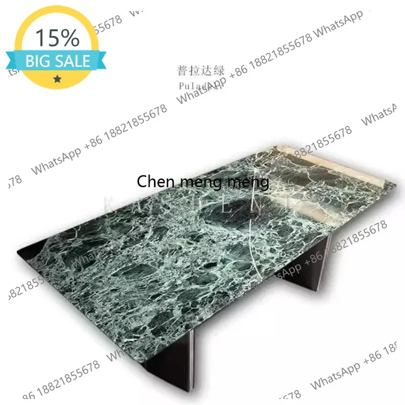 

L07 Натуральный мрамор элитный светлый роскошный элитный натуральный итальянский обеденный стол