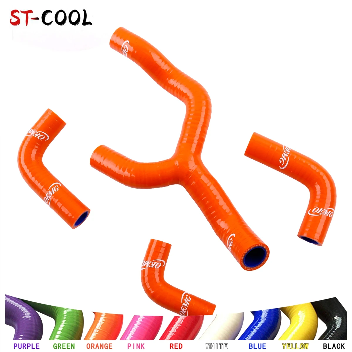 

FOR 2012-2016 KTM 350 EXCF 250 EXC-F XCF-W Silicone Radiator Hoses 2013 2014 2015 Tubes Piping Kit 4Pcs 10 Colors