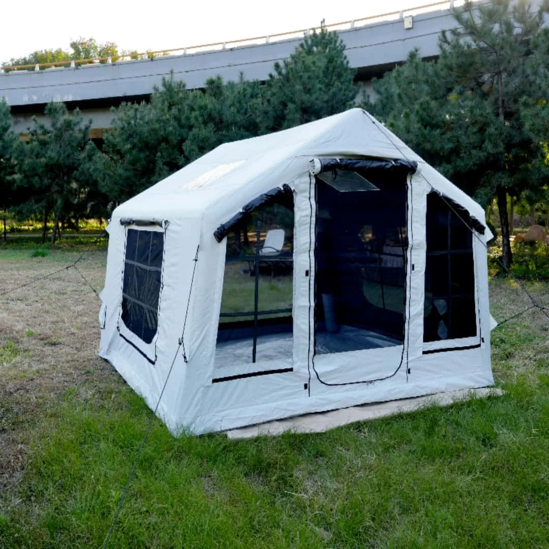 Luxury New High Portable Inflatable PVC 420D Oxford 3000mm Waterproof UV-Resistant Four-Season Quick Setup Family Party Outdoor