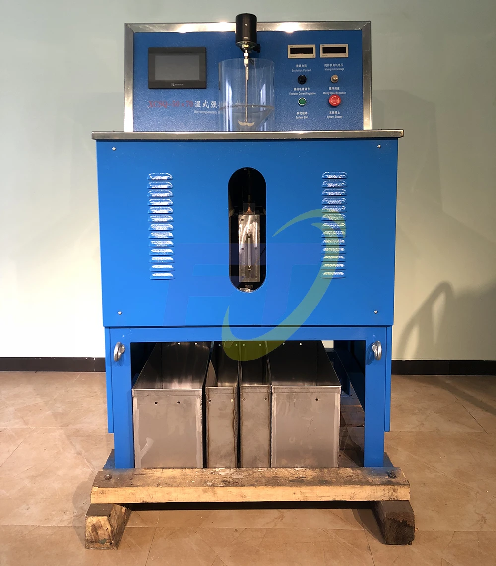 Lab Wet High Intensity Magnetic Separator for Mining Iron Ore 0-23000GS Adjustable Mining Wet Magnetic Separation Machine