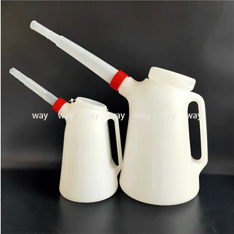 1Pc Universal 2/3/4/5 Litre Garage Oil Fuel/Oil Measuring Jug With Flexible Spout For Car Motorcycle Plastic Oiler Oil Pot