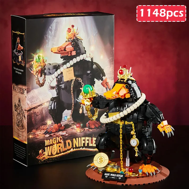 

MOC Magical Animal 1148pcs Model Building Blocks Set Movie Series 7067 Assembled Collection Ornaments Bricks DIY Toys Boys Gifts