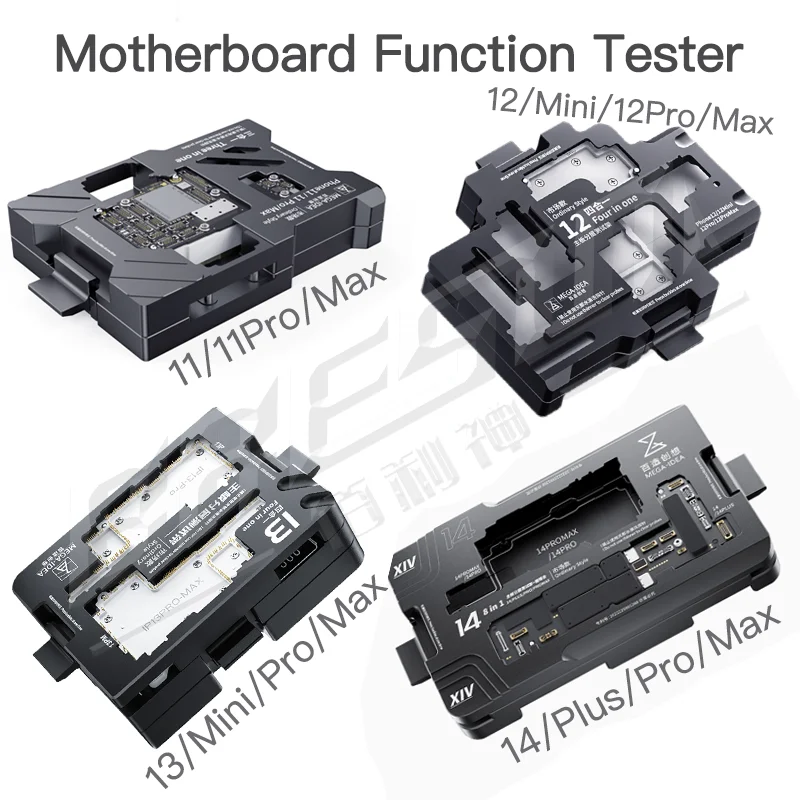 Qianli iSocket Motherboard Test Fixture for iPhone 14 14plus 13 13Pro 12 12mini 11 Pro Max Logic Board IC Chips Function Tester