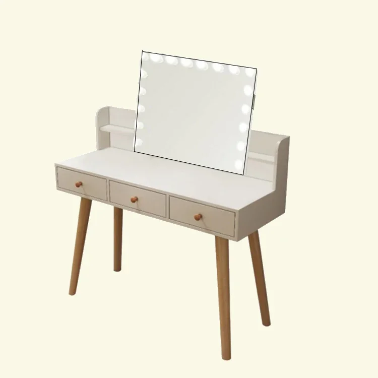 Cheap And High Quality Lighted Makeup Vanity Modern Mirrored Dresser