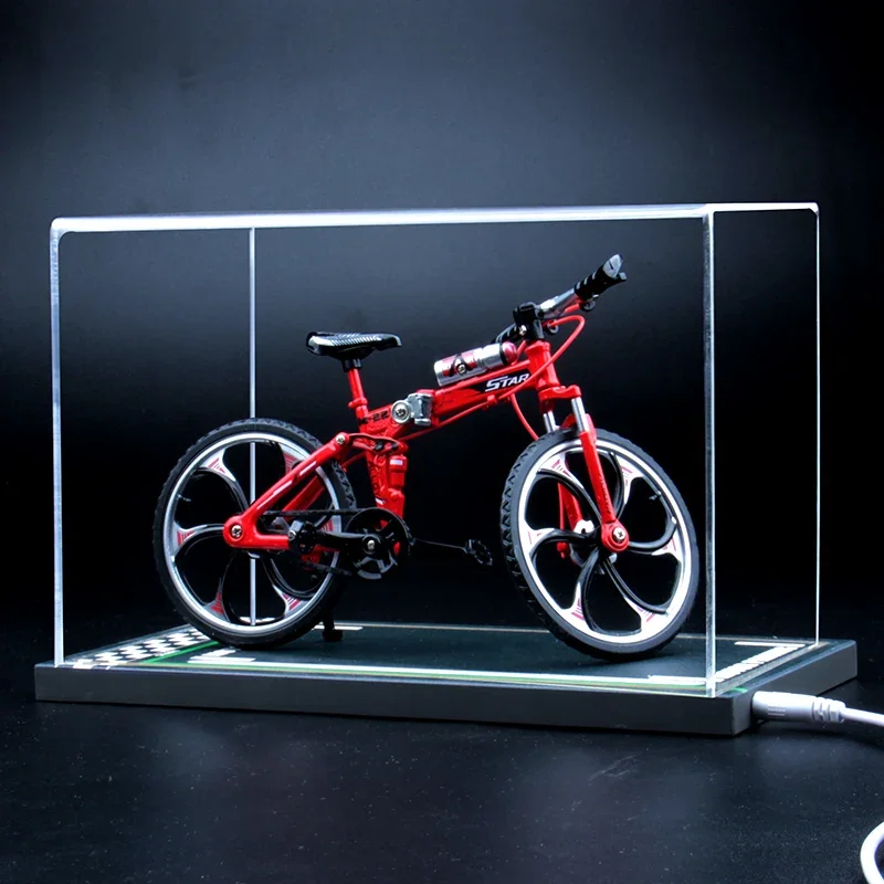 1:8 Bicicletta da strada 1:10 Bici da corsa Modello di mountain bike Simulazione in lega Giocattolo per bicicletta Ornamenti creativi per confezione regalo leggera