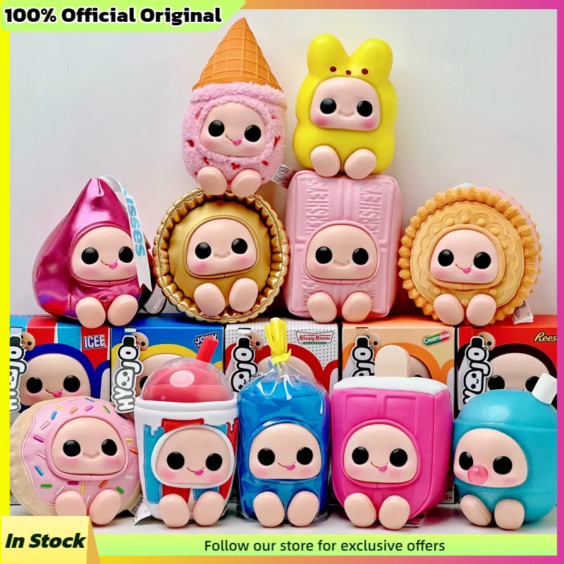Auf Lager: Hyojo Squish Serie Blind Box – Authentisches Squeeze-Stressabbau-Spielzeug, Dessert-förmige Plüsch-Vinyl-Puppe, Taschenanhänger, Ornament