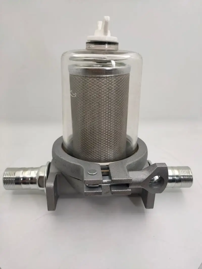 

Fuel Dispenser Transparent Filter Diesel Gasoline Impurity Filter Screen Oil Pump Filter Assembly Washable 2