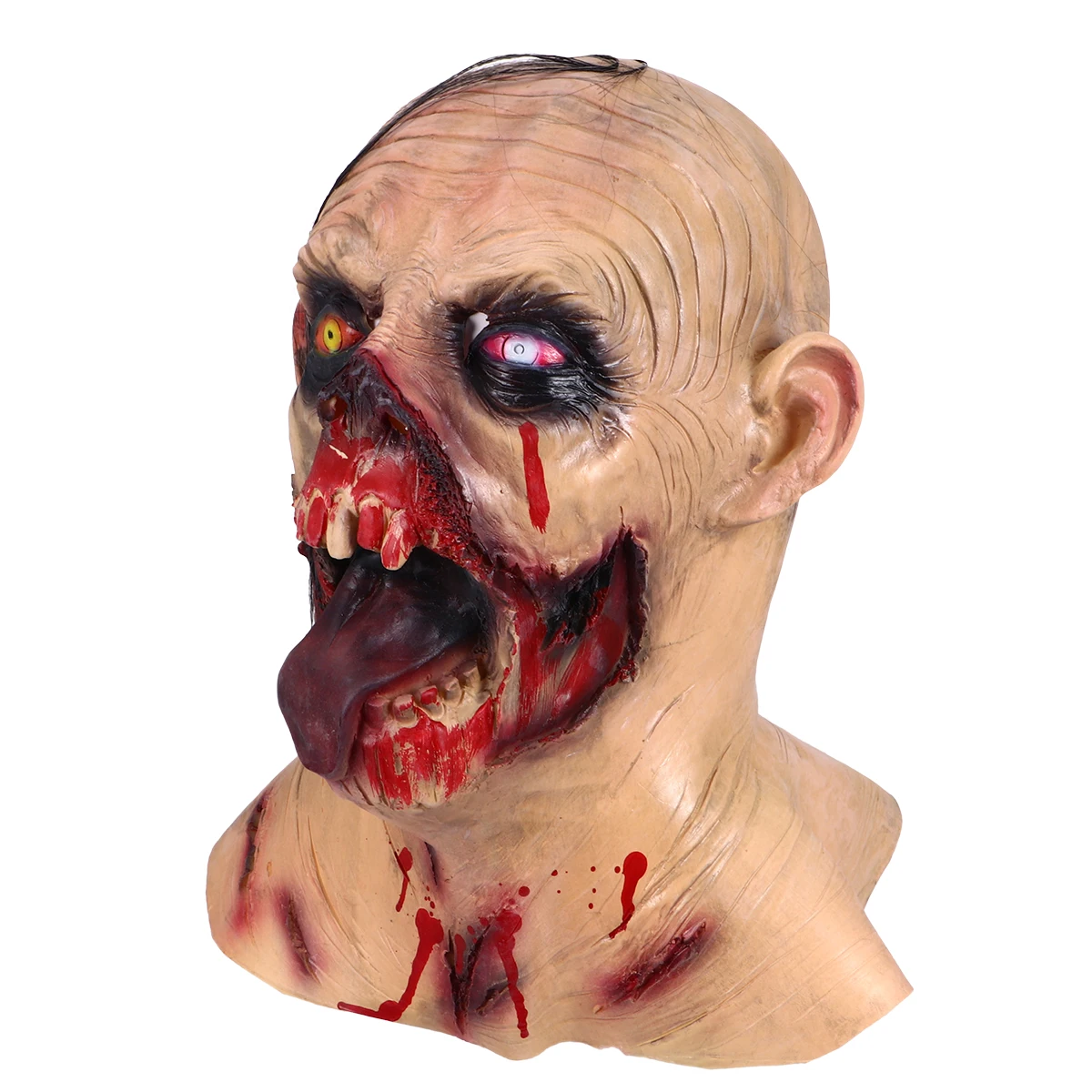 

Mask Costume Party Scary Prom Halloween Full Cover Horror Emulsion Novelty Prop