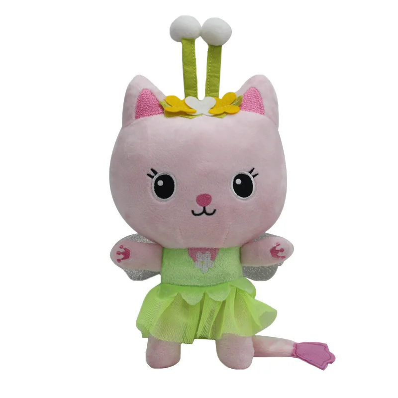 New Gabby Dollhouse Plush Toy Mercat Cartoon Stuffed Animals Smiling Cat Car Cat Hug Gaby Girl Dolls Kids Birthday Gifts