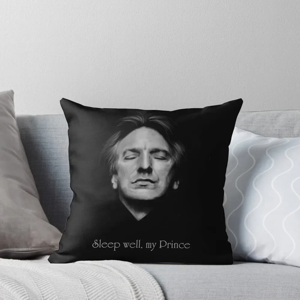 RIP - Alan Rickman - Sleep well my Prince 2 Throw Pillow Couch Cushions Pillow Decor pillow