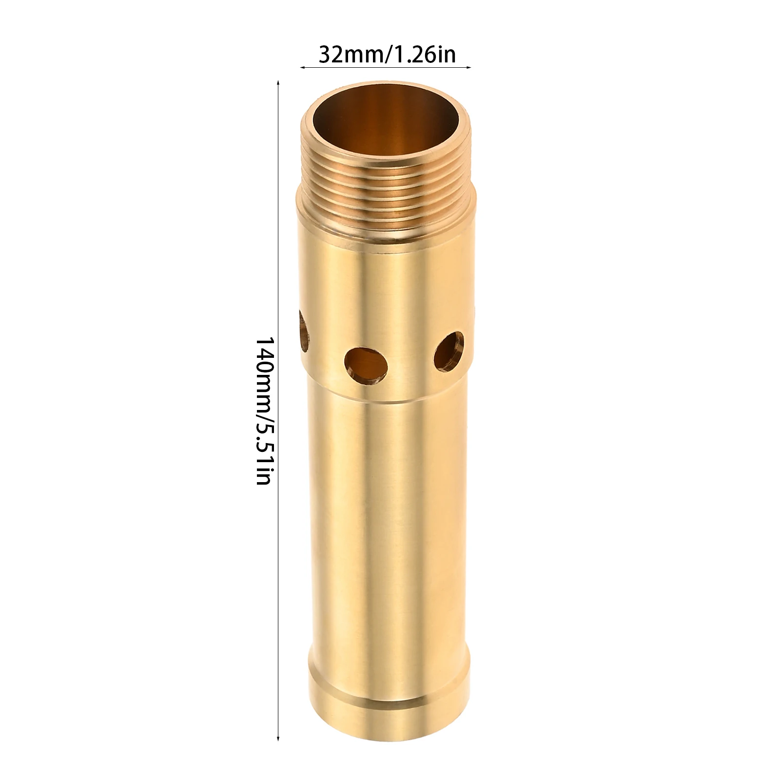 Bubbling Fountain Nozzle 1 inch Male Thread Pure Brass Spring Spray Head Injector Effect Equipment fit Garden Pond Swimming Pool
