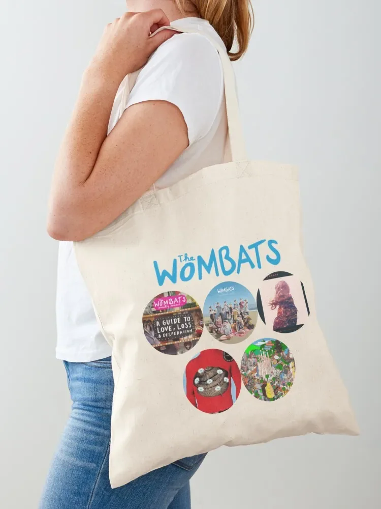 The Wombats classic t shirt The Wombats? Tee and Tote Bag Women bags Woman shopper bag shoping bag