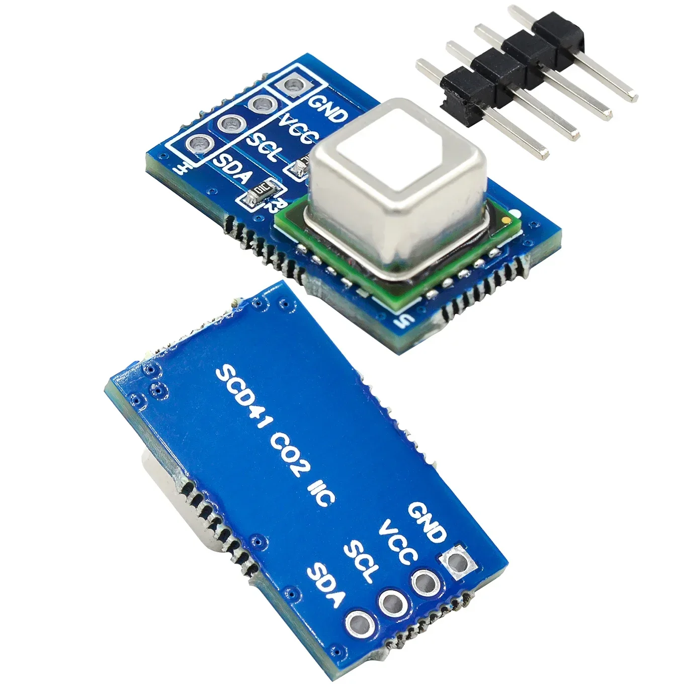 Imagem -02 - Módulo do Sensor do Gás Scd40 Scd41 Co2 Dióxido de Carbono Temperatura e Umidade Comunicação I2c