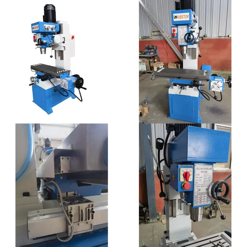 2026 ZX50C Rotating Table Metal Benchtop Vertical Taiwan Mini Universal Milling Machine
