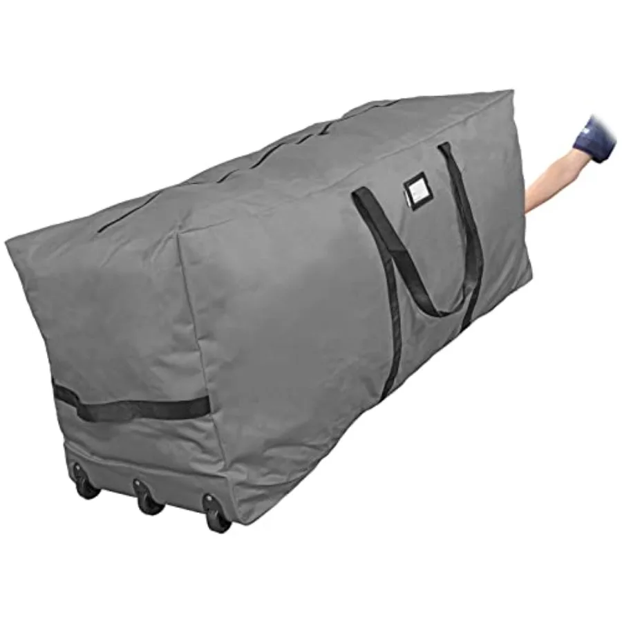 

Christmas Rolling Tree Storage Bag, Fits Up to 9 ft. Tall Disassembled Holiday Tree, 28" X 16" X 60", Extra Large Heavy Duty St