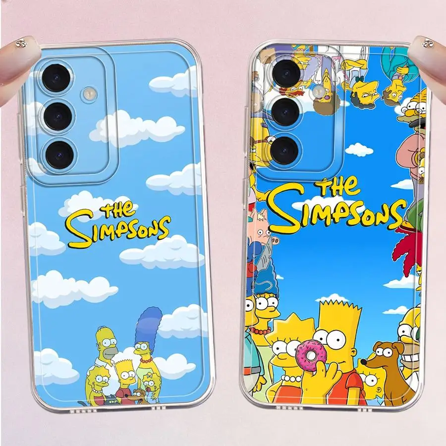 Phone Cover Case for Samsung Galaxy A54 A15 A55 A23 A52 A31 A14 A16 A33 A52 A26 A24 A34 A35 A56 A50 A36 A13 A25 A51 The Simpsons