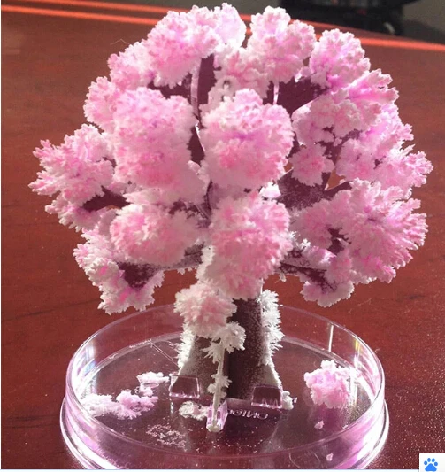 Árbol de cultivo mágico de flores de cerezo para niños, 1 piezas, 2024, 90x80mm