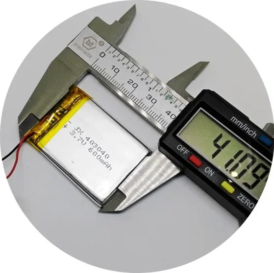Batería para grabadora de tráfico, batería de litio integrada de 3,7 V, altavoz inalámbrico Bluetooth de polímero 403040 general de gran capacidad