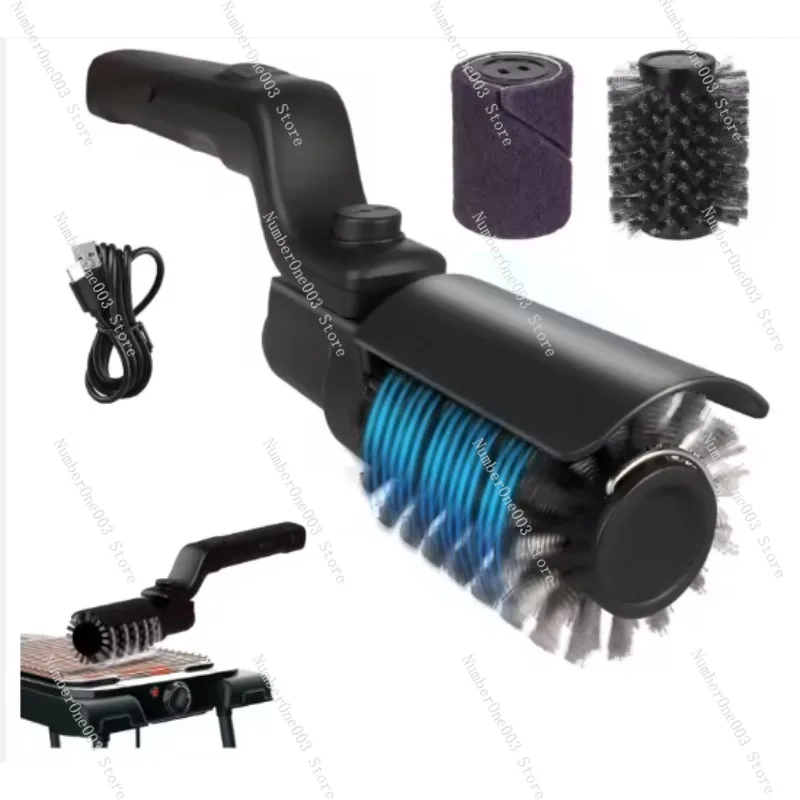 Electric Grill Brush For Cleaning Heavy - Oil Stains On Grill Grates