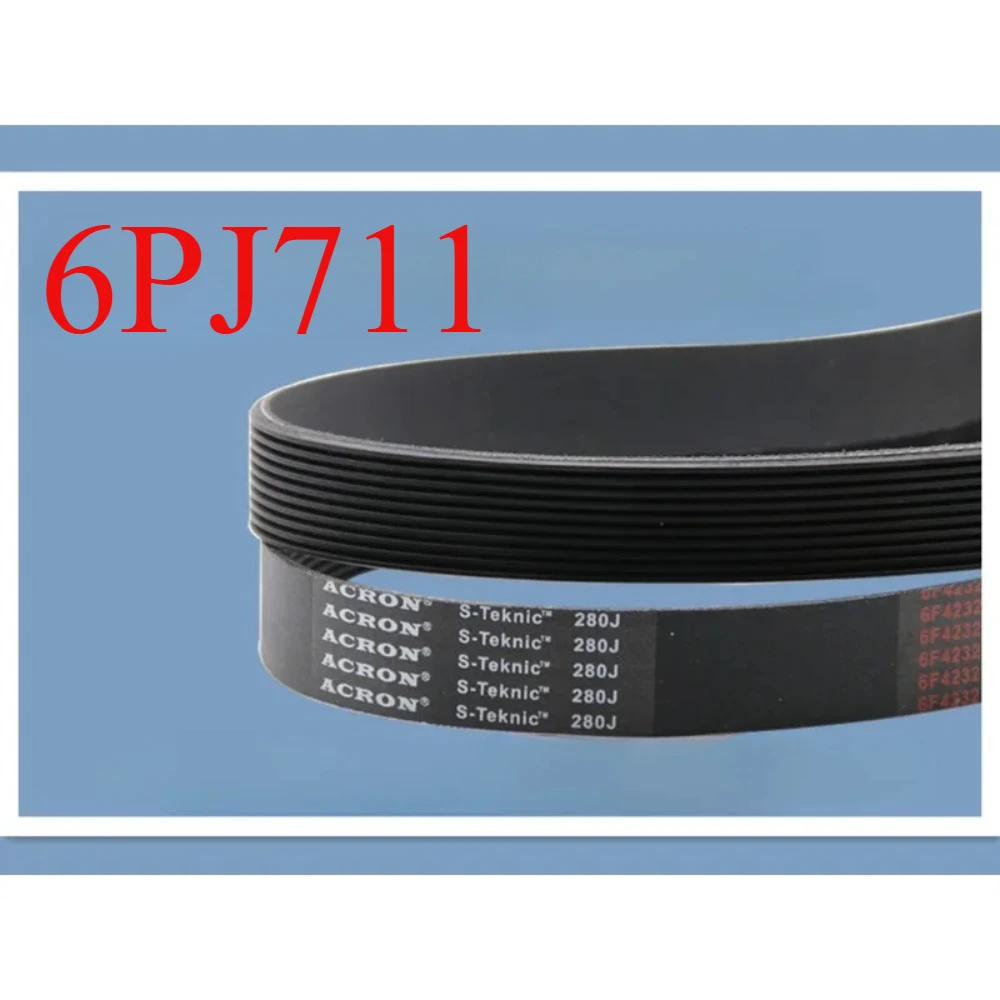 280J/PJ711 rubber drive belt, multi-groove belt 6PJ711  6peaks