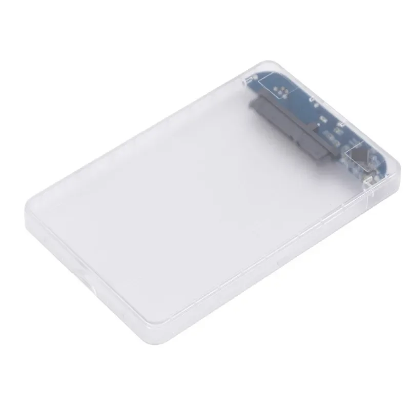 2.5 Inch Transparent Hard Disk Box SSD Solid State Mechanical Notebook SATA Serial Port USB 3.0 High Speed Mobile Hard Disk