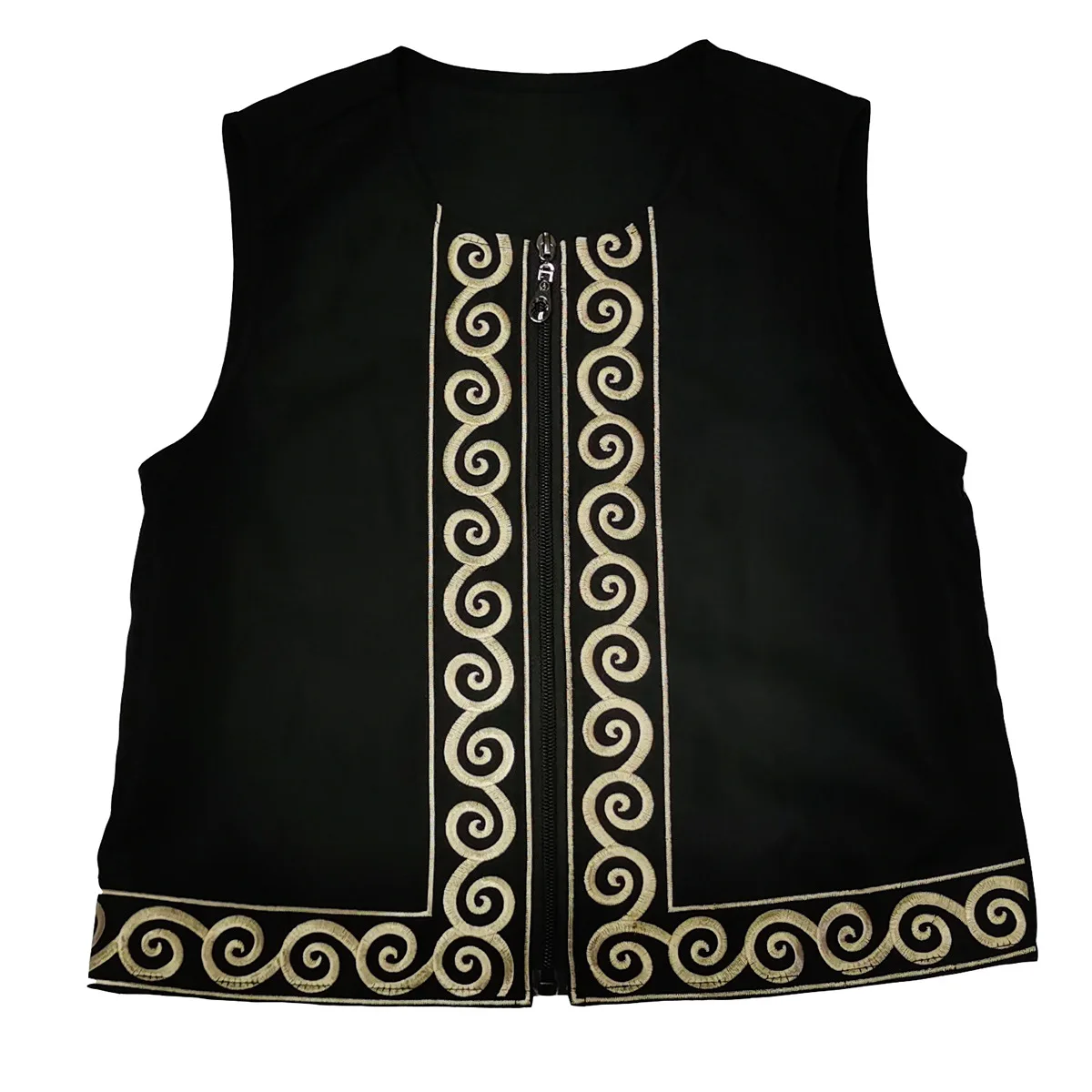 New Embroidery Vest Boys Muslim Kids Coat Sleeveless Zipper Jacket Jubba Thobe Islam Clothing Thoub Robe Dishdasha Cardigan Tops