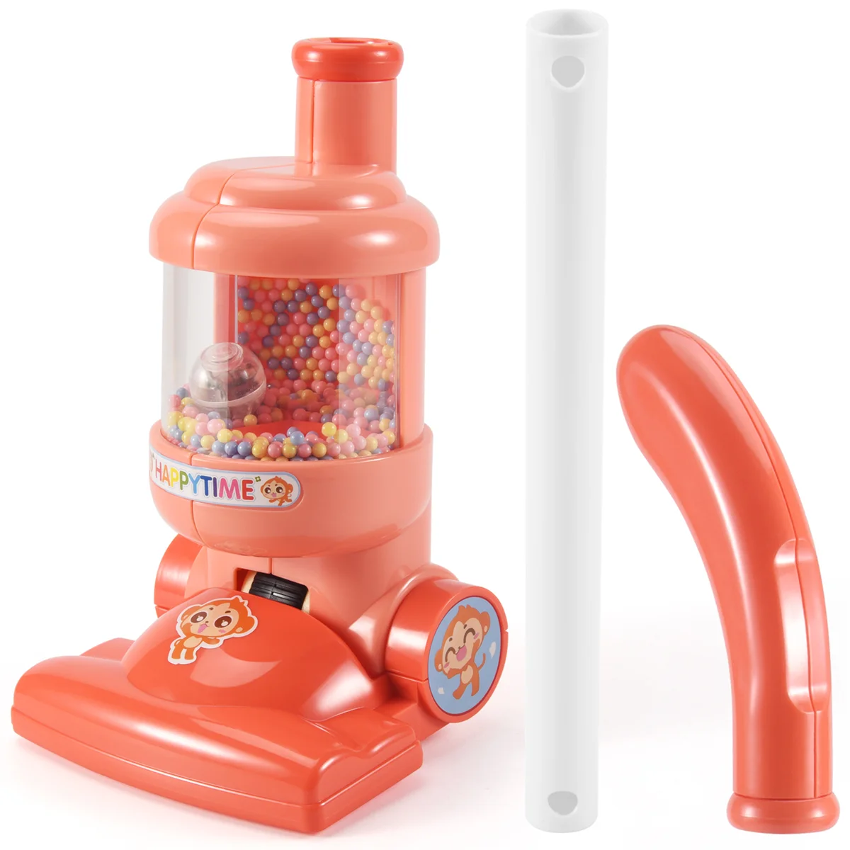 Brinquedo elétrico aspirador para crianças, Simulação Vacuum Catcher, Crianças fingir limpeza, Brinquedo educativo, Mini vácuo, Vermelho