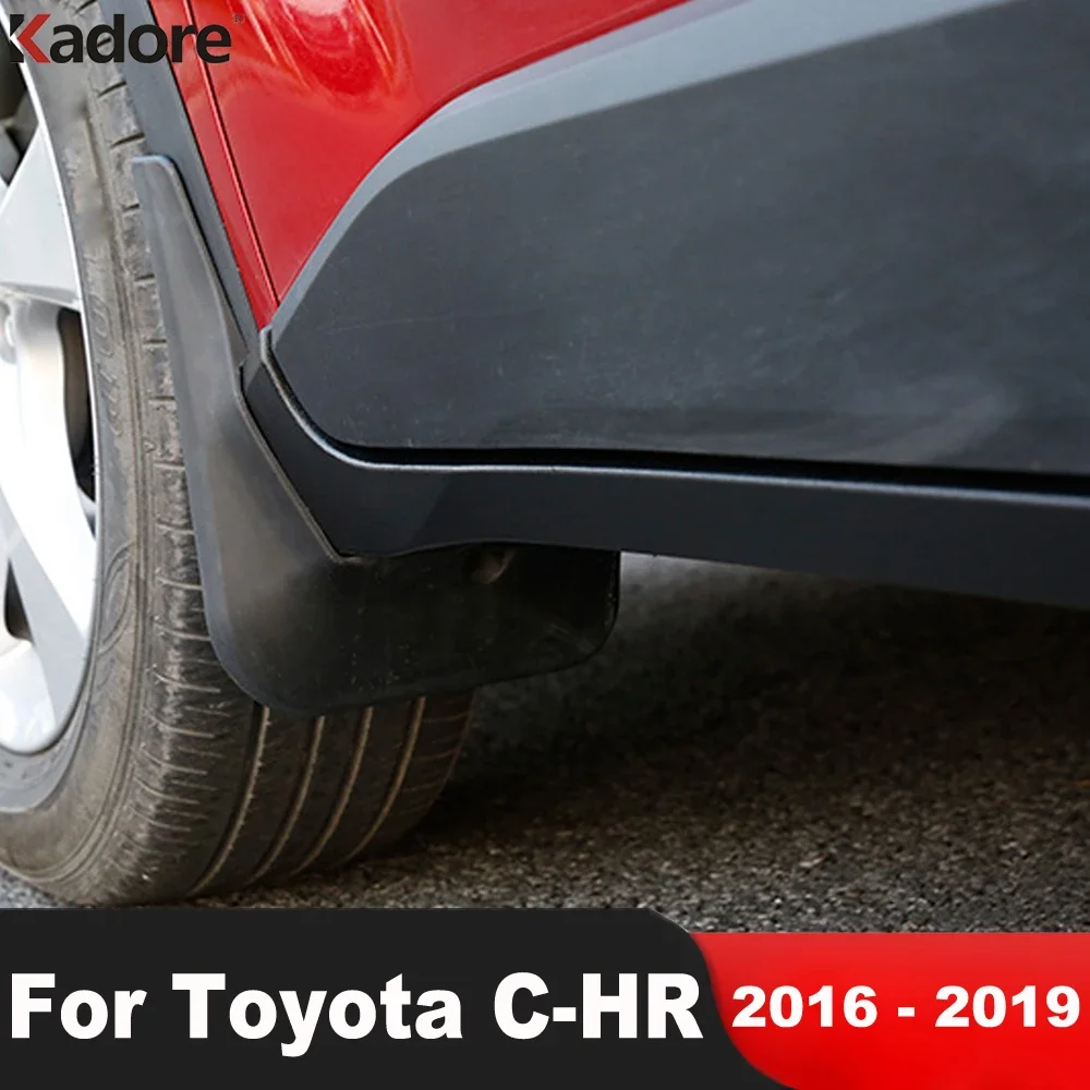 For Toyota C-HR CHR 2016 2017 2018 2019 Car Mudguards Mud Flaps Splash Guards Mudflaps Front Rear Fender Accessories