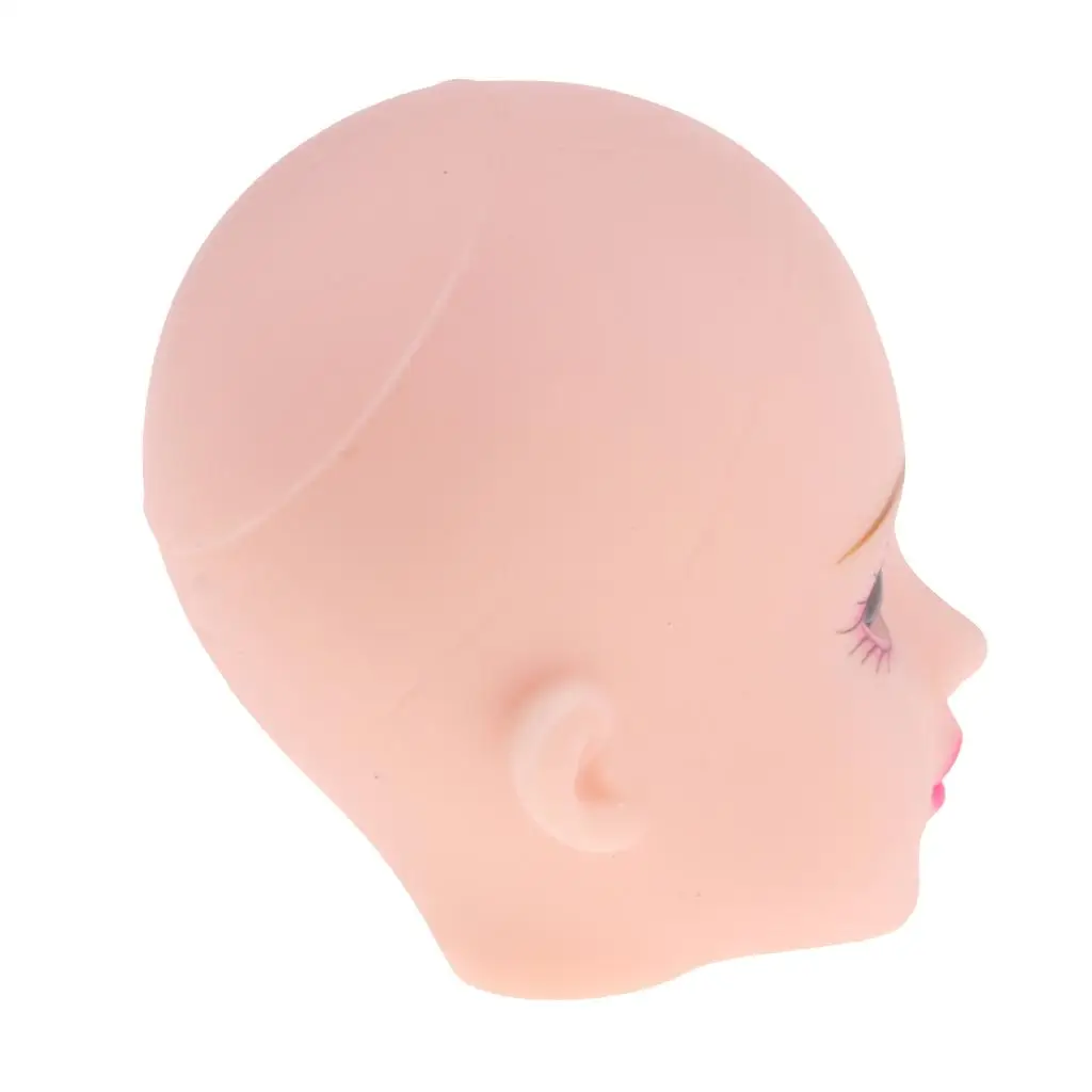 

Ball Jointed Doll Head 1 6 Blue Eyes Sculpt Doll Practice Head Plastic Part for BJD Doll Making