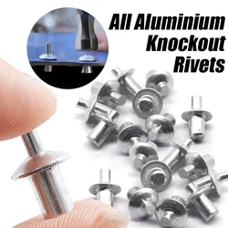 Hammer Drive Expansion Aluminum Nail Head Piercing Rivets Round Head Striking Core Rivets Small Tapping Screws Fasteners