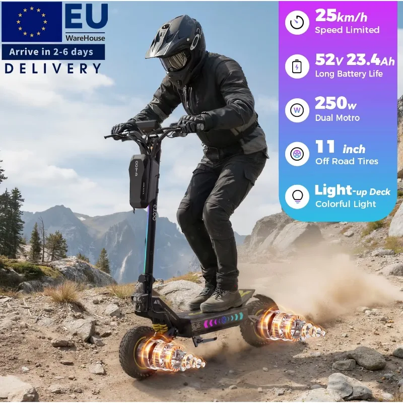 

T10 Pro Fast Electric Scooter, Foldable Off-Road Electric Scooter Trotinette Electrique Electric Scooter, Adult